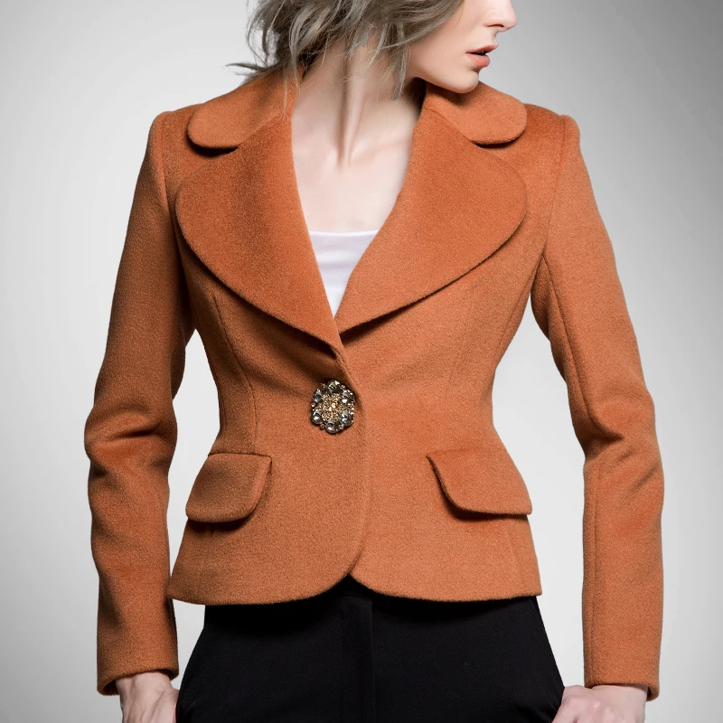 Распродажа прямые продажи одноцветные пальто с карманами на пуговицах тонкая