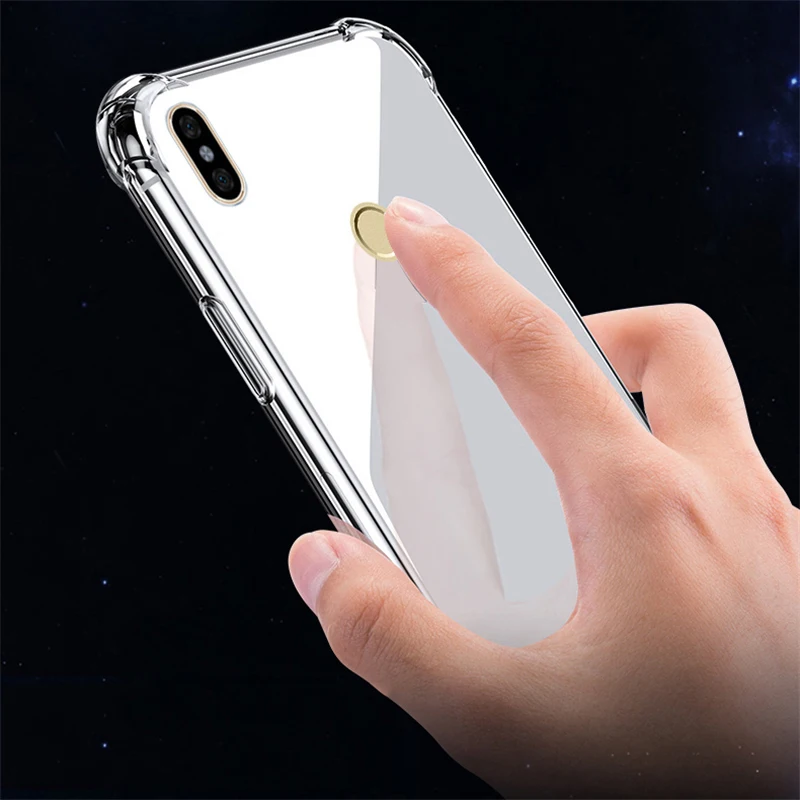 Shockproof Soft Case for Xiaomi F1 5X 6X 6 8 SE Lite Mix 2s Max 3 On Redmi 6A Pro 5 Plus Note Clear Transparent Silicone Cover |