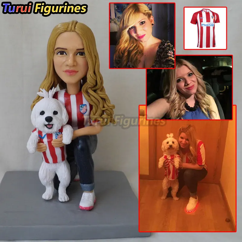 Ручная работа персонализированные статуэтки поплавок на заказ куклы день