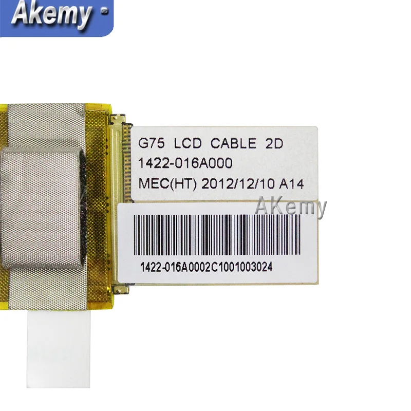 Гибкий видео экран для For Asus G75 G75V G75VW G75VX G75VM 2D Ноутбук LCD LED LVDS лента показа кабеля
