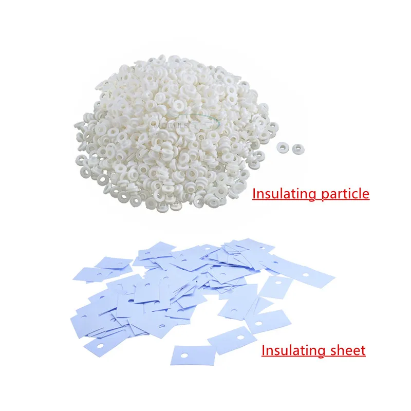 

100PCS TO220 TO-220 insulation particles Insulating pads silicone heat sink insulation film