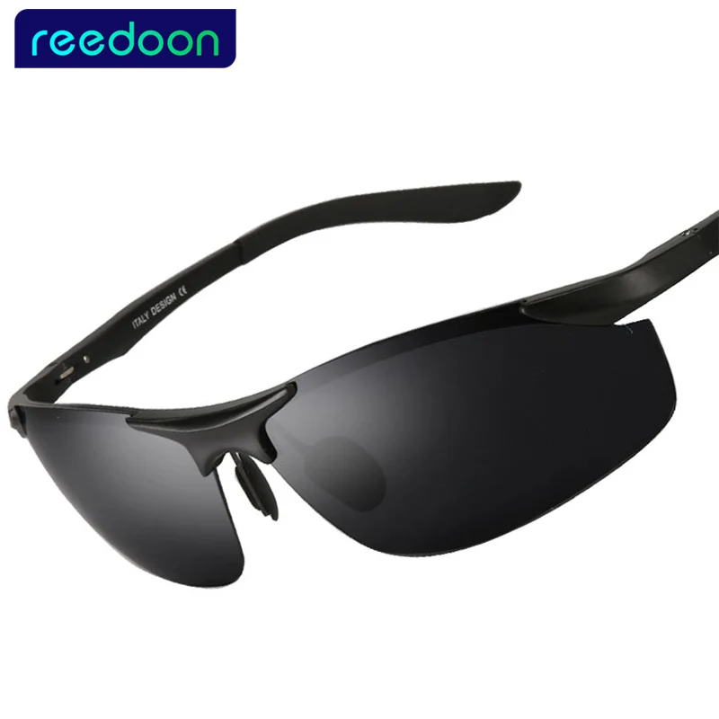 Модные летние поляризованные зеркальные солнцезащитные очки из углеродного