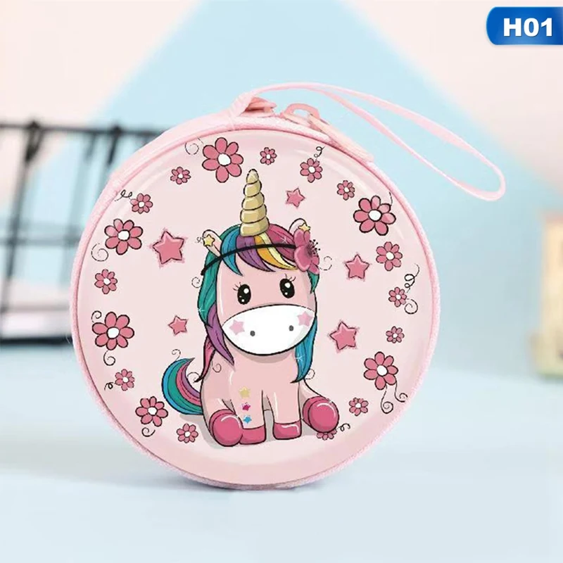 Women Kawaii Mini Bag Cartoon Unicorn Coin Purse Cute Children kids Girls Wallet Earphone Organizer Box Bags Christmas Gift | Дом и сад