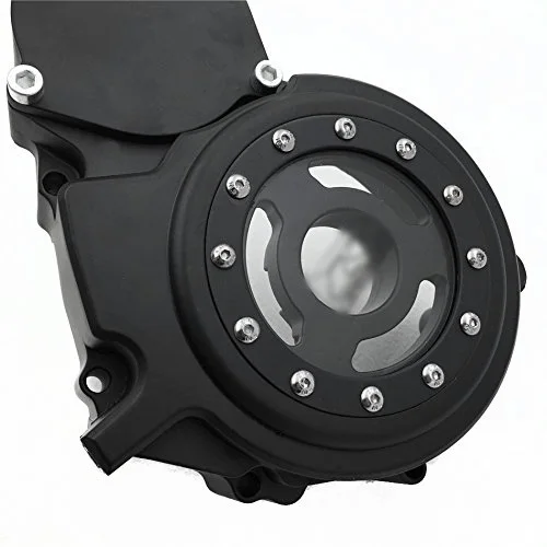 Aftermarket мотоцикл части заготовки двигателя статора Крышка просвечивается для Suzuki GSXR 600 750 2006-2013 черный левый