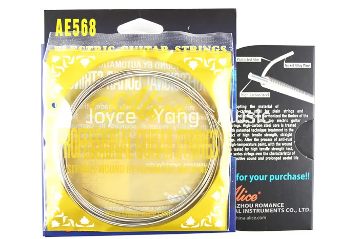 

3 Sets of Alice AE568-L/SL Electric Guitar Strings Nickel-Plated Steel High-Carbon Steel Core Nickel Alloy Wound Strings