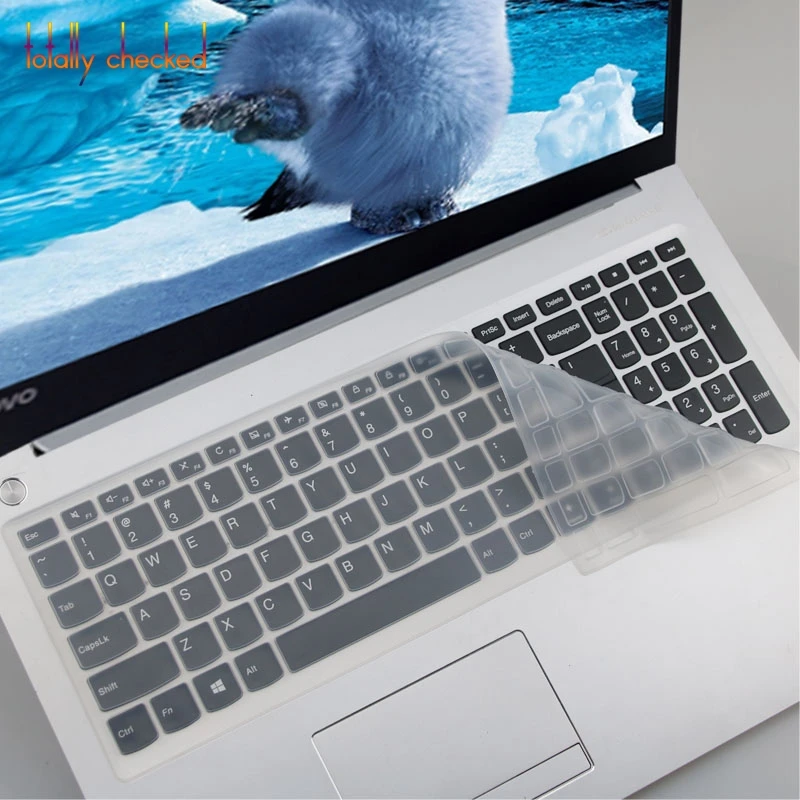 clear 15,6 дюйм чехол для клавиатуры Защитная крышка для lenovo IdeaPad V110-17IKB 110-17IKB 110 17IKB V110 110-15ISK 110-17ACL - Цвет: clear