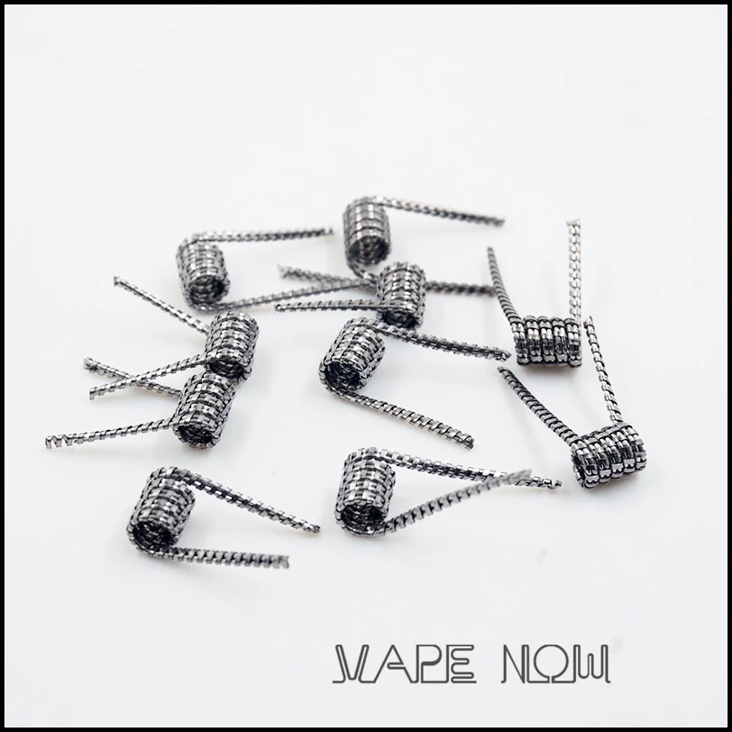 10 штук кор. RDA готовые катушки HJS лестница 0.25ohm нагревательное сопротивление для