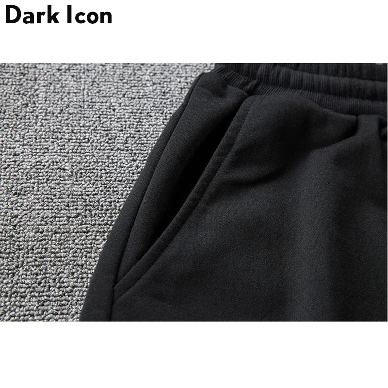 Темные значки разблокировки края эластичный пояс пустые шорты мужские 2017 Лето