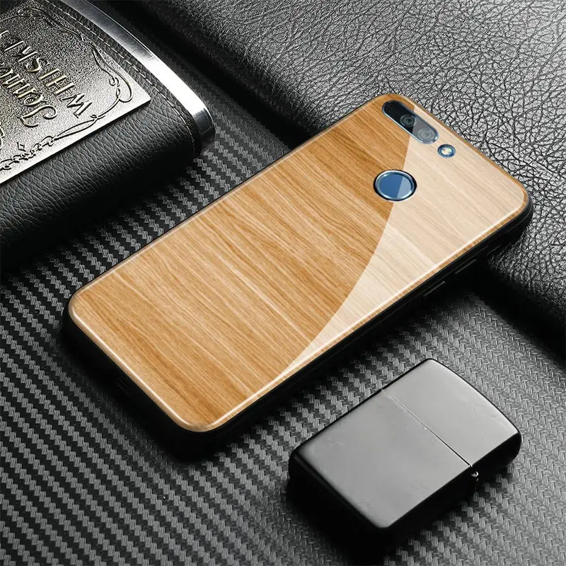 Wood 3 Текстура древесины узор стекло Мягкий силиконовый чехол для телефона чехол для huawei Honor V mate P 9 10 20 30 Lite Pro Plus Nova 2 3 4 5 - Цвет: Wood 3