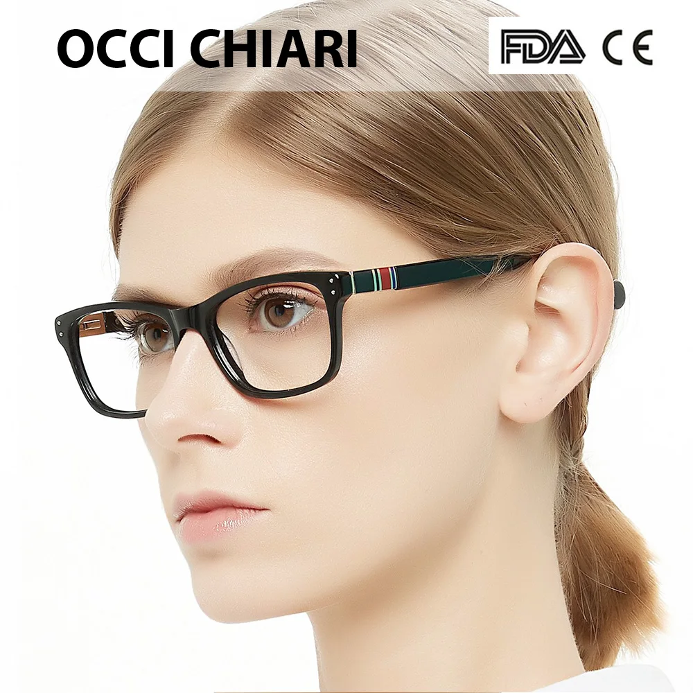 OCCI CHIARI очки, Женские оправы, весенние петли, очки для глаз, прозрачные линзы, по рецепту, очки, очки для близорукости, Gafas BIELLO