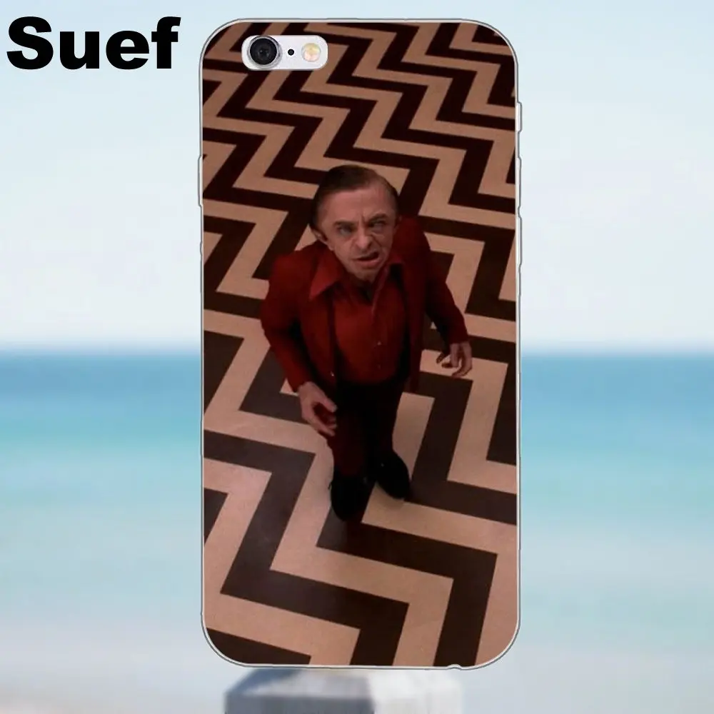 Черный домик мечты Твин Пикс для iPhone 4 4S 5 5S 5C SE 6 6S 7 8 Plus X Galaxy J1 J3 J5 J7 A3 A5 2016 2017 TPU