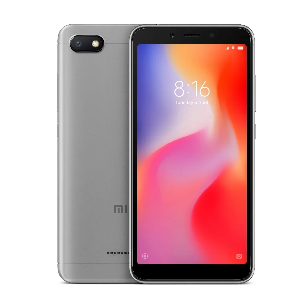 Испанская местная доставка глобальная версия Xiaomi Redmi 6A 2GB 16GB мобильный телефон Helio