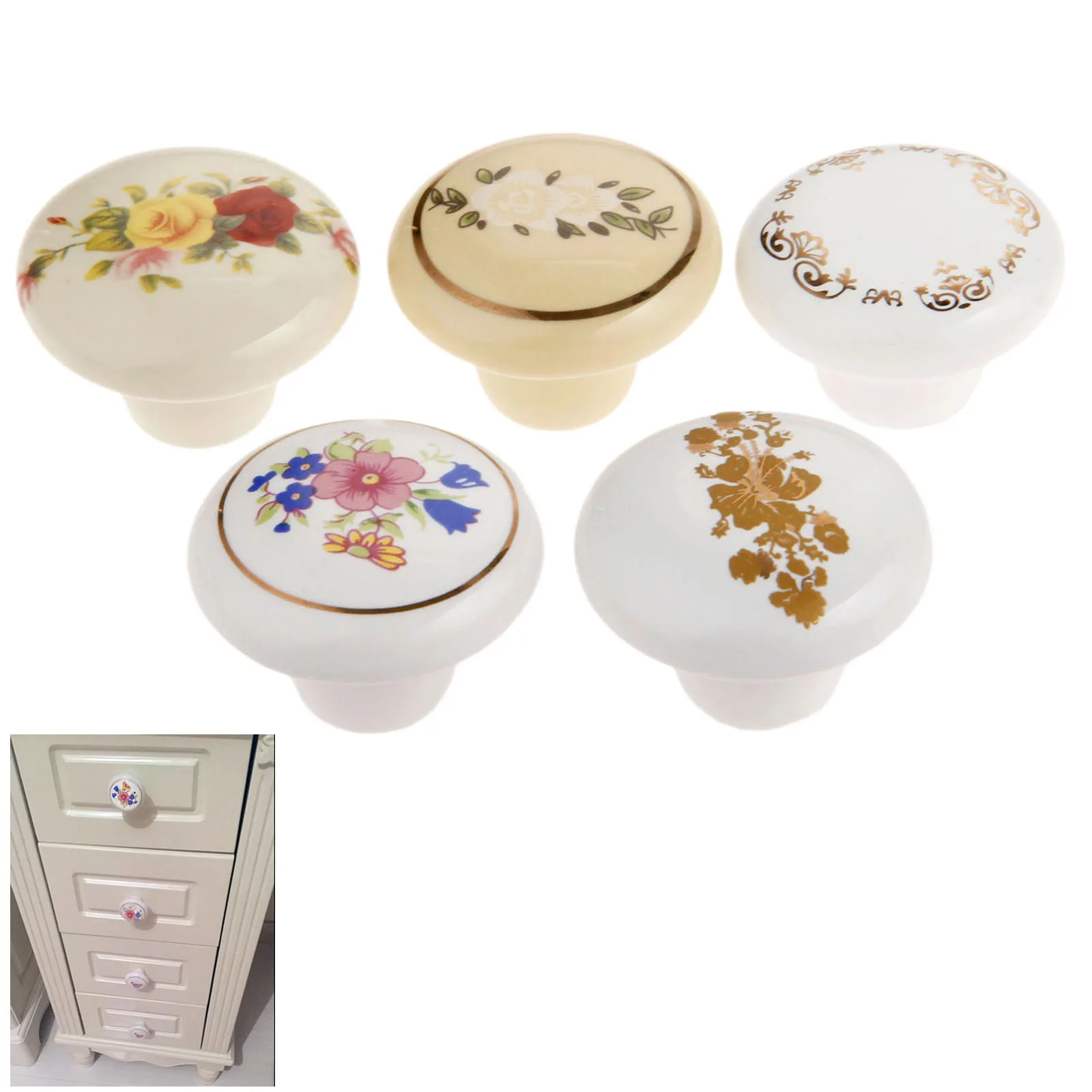 Ручка керамическая детская для шкафа 38 мм 1 шт. | Обустройство дома