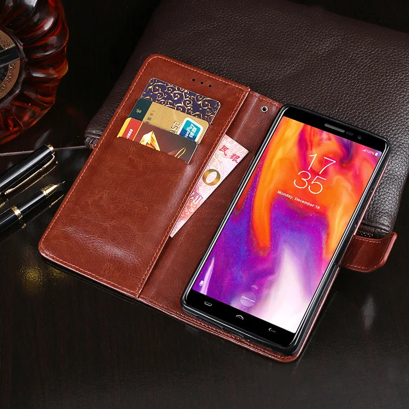 Бизнес Стиль Роскошные Винтаж искусственная кожа флип чехол для HOMTOM S12 бумажник