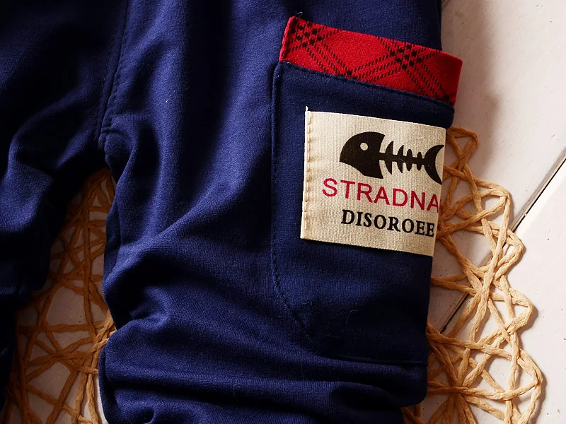 BibiCola Baby Boy spring clothing sets 2018 new kids fashion style chikdren gentleman plaid t-shirt + pants tracksuit | Детская одежда