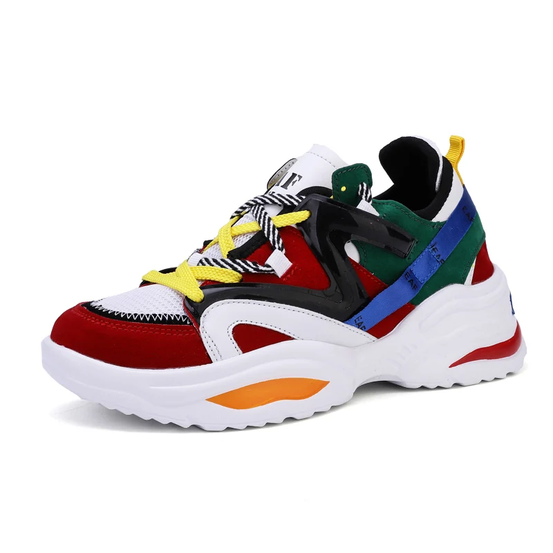 

autumn spring new men and women shoes big size shoes high increasing sneakers sport shoes lace-up outdoor shoes comfortable walk