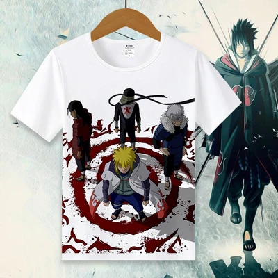 015 Новая футболка с Наруто Аниме Футболка женская футболка Janpan Uchiha Sasuke Косплей топы Мужские футболки с коротким рукавом - Цвет: 015