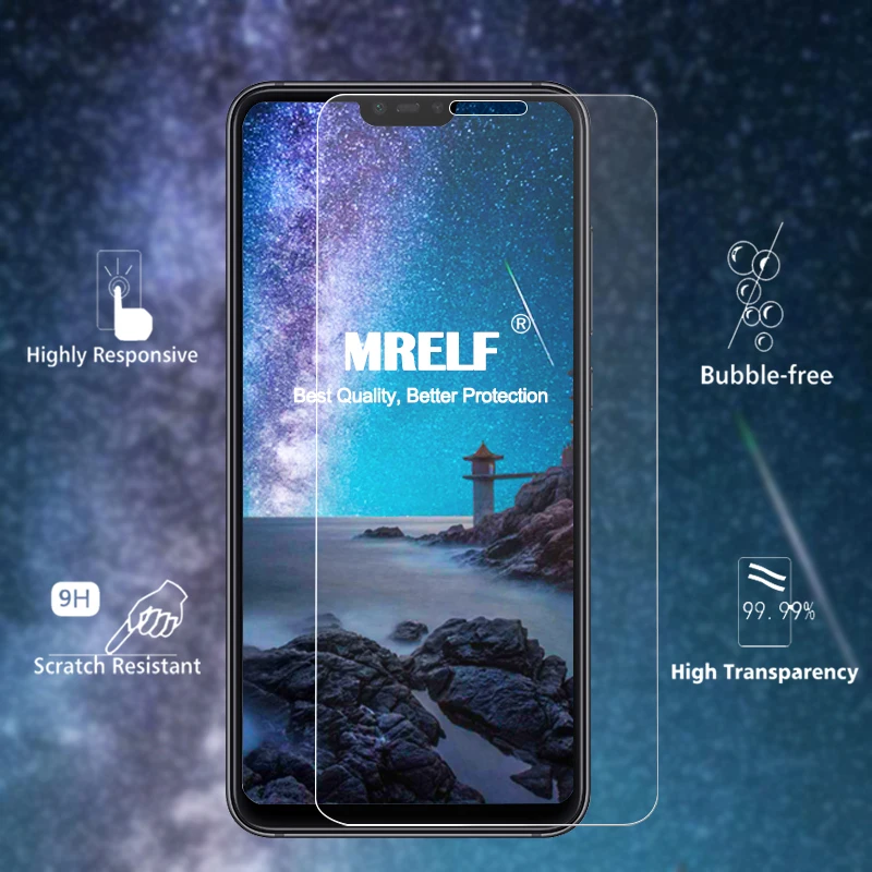 Закаленное стекло для Xiaomi Mi8 Lite Защитная пленка экрана телефона на Защитное