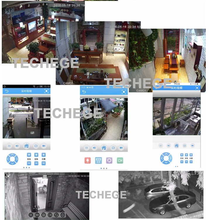 Главная безопасности CCTV камеры 720 P/960 P/IP камера ONVIF Mobile monitor водонепроницаемый