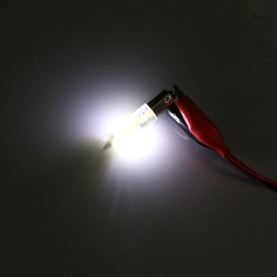 HYZHAUTO BA9S/T4W Светодиодная лампа из силикагеля 24SMD 3014 Автомобильная боковая с