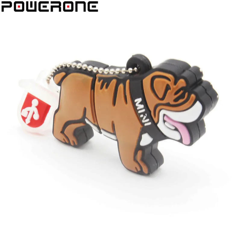 POWERONE Puppy Usb 2,0 Usb флеш-накопитель Флешка 4 ГБ 8 ГБ 16 ГБ 32 ГБ 64 ГБ мопса флеш-накопитель