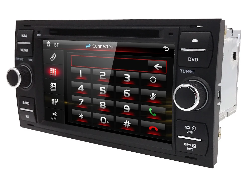 7 &quotавтомобильный dvd-плеер с GPS BT/TV USB SD аудио Радио стерео Автомобильный