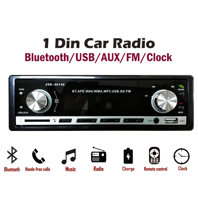 Автомагнитола 1 Din с MP3 плеером Bluetooth громкой связью USB AUX FM|MP3-плеер для авто| |