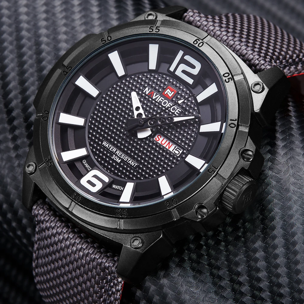 Часы мужские кварцевые в стиле милитари с кожаным ремешком|Мужские спортивные