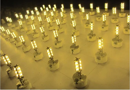 Светодиодная лампа G9 6 Вт 3014SMD 360 градусов 64LED Теплый белый/белый свет для гостиной