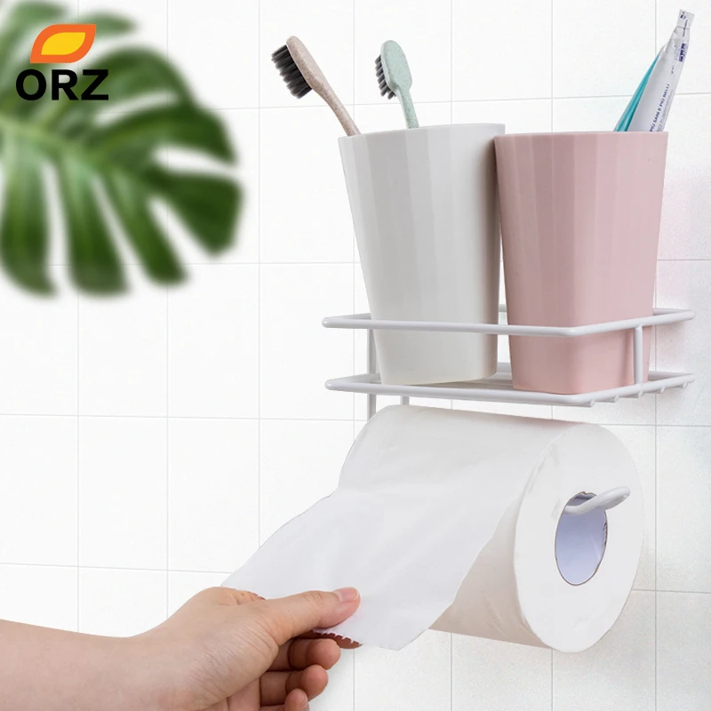 ORZ настенный держатель рулона туалетной бумаги аксессуары для ванной комнаты