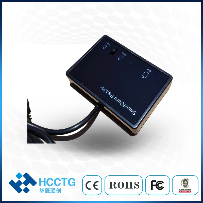 

Multifunction Smart Card Reader Support standard card/SIM card/Micro SIM/Nano SIM DCR3516 Conformance with PC/SC CCID protocal