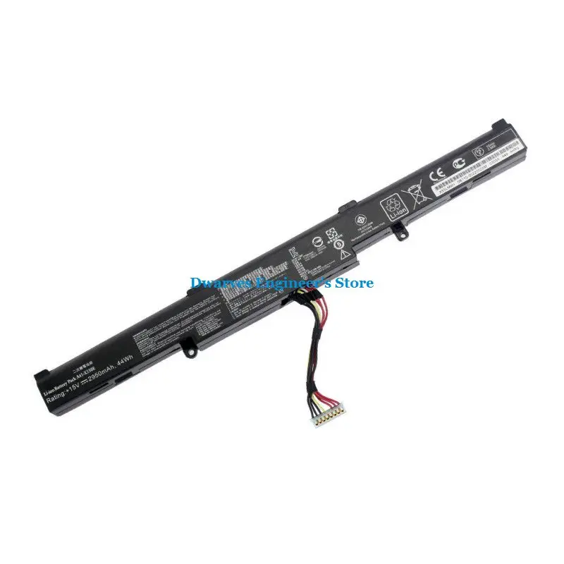 Натуральная A41-X550E Батарея для ASUS X550E X751LX X450 X450E X751L X751LK X751LN X450J A450 A450C A450E K550E 15V 2950 мА/ч, 44Wh