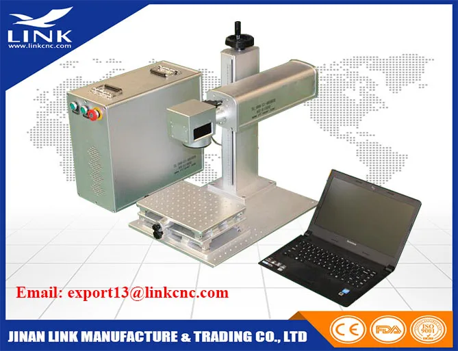 Мини тип волокна гравировальный станок для лазерной маркировки на металл