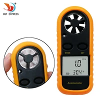 digital anemometer 0 30ms wind speed meter 10 45c temperature tester anemometro with lcd backlight display