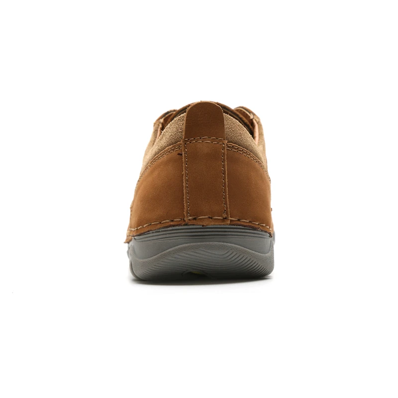 LINGGE Brand Men's Shoes Leisure Genuine Leather Shoe For Men Light Weight Handmade Lace-Up Casual | Обувь