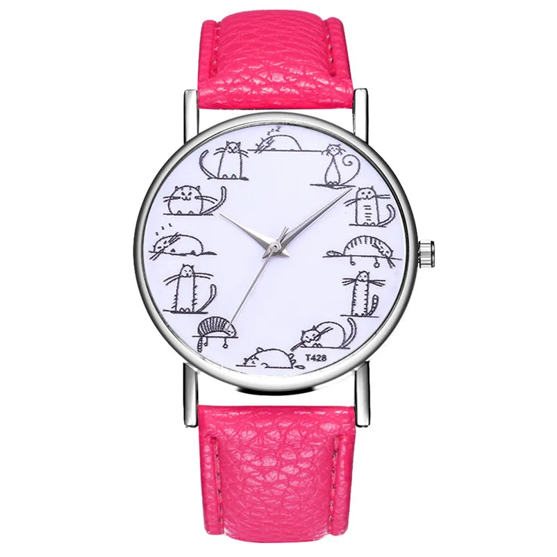 Montre Femme Топ Роскошные брендовые Для женщин часы дикий темперамент кожаным
