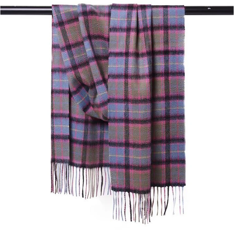 

pure cashmere new fashion men's boutique color small plaid long scarfs 30x180cm wholesale retail