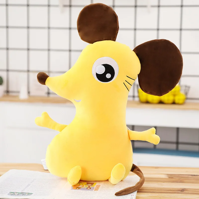 Кукла плюшевая игрушка мультяшное моделирование животных мягкая белка медведь