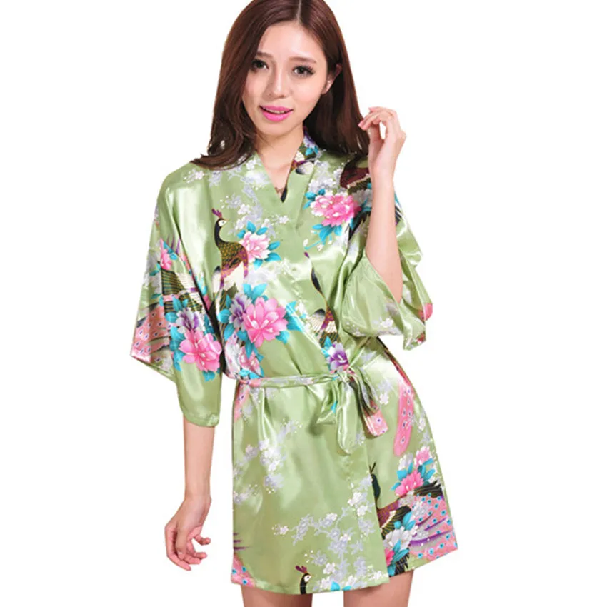 Горячая Распродажа темно синее женское кимоно халат Би японское юката платье