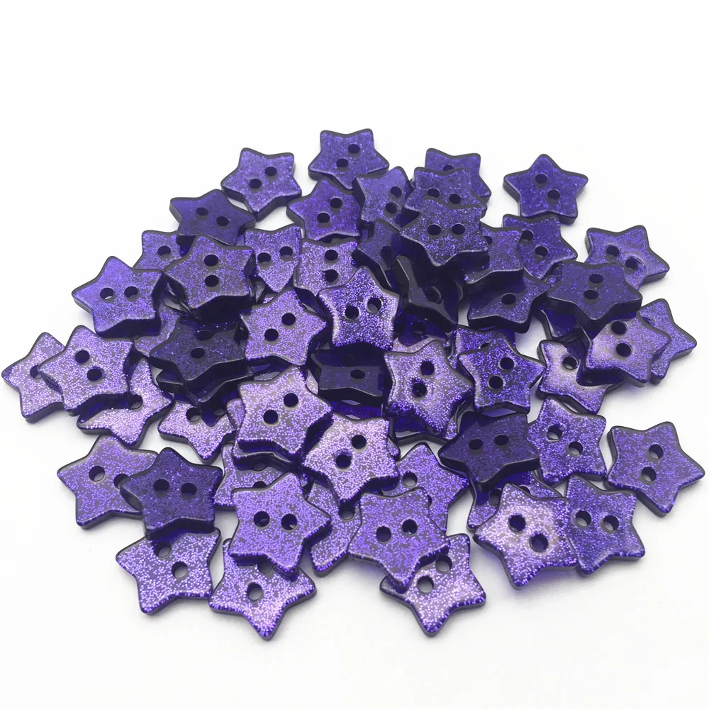 Пуговицы с блестками и звездами 300 шт. 14 мм|star button|sewing buttonsbuttons buttons |