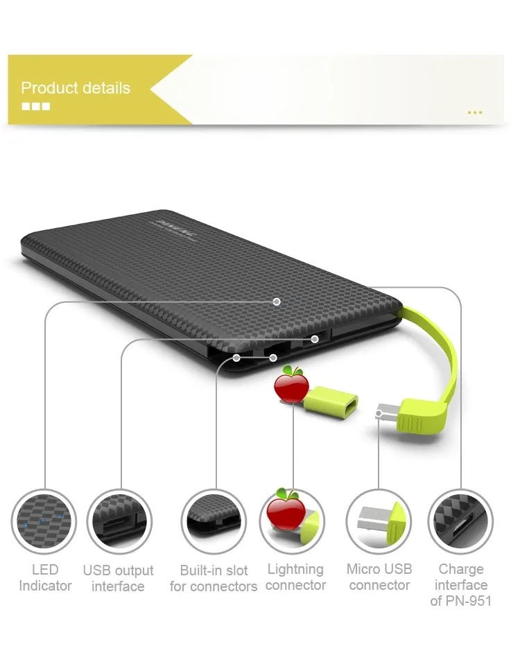 Портативное зарядное устройство 10000 mah power Bank для Xiaomi Mi 9 IPhone 2usb с высокой емкостью внешний высокомощный аккумулятор