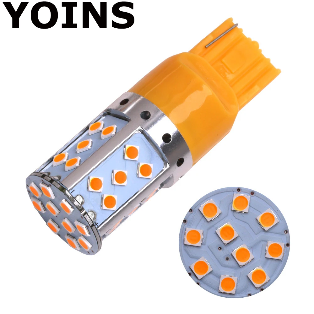 1x1156 T20 7440 W21W 3030 35 SMD Нет Ошибка светодиодный Canbus указатель поворота 12 24 V DC нет Hyper