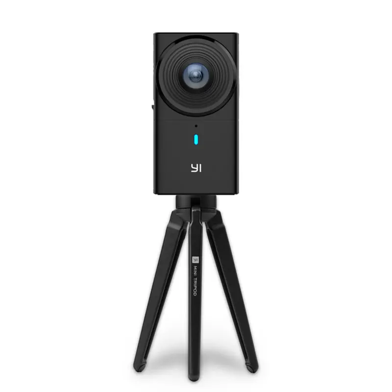 YI 360 Камера VR Cam 220 градусов с двумя объективами 5 7 K/30fps погружения Транслируй