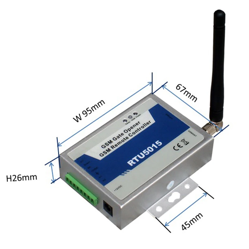 GSM средство открытия шлюза 2 цифровой вход 1 реле из мобильного телефона