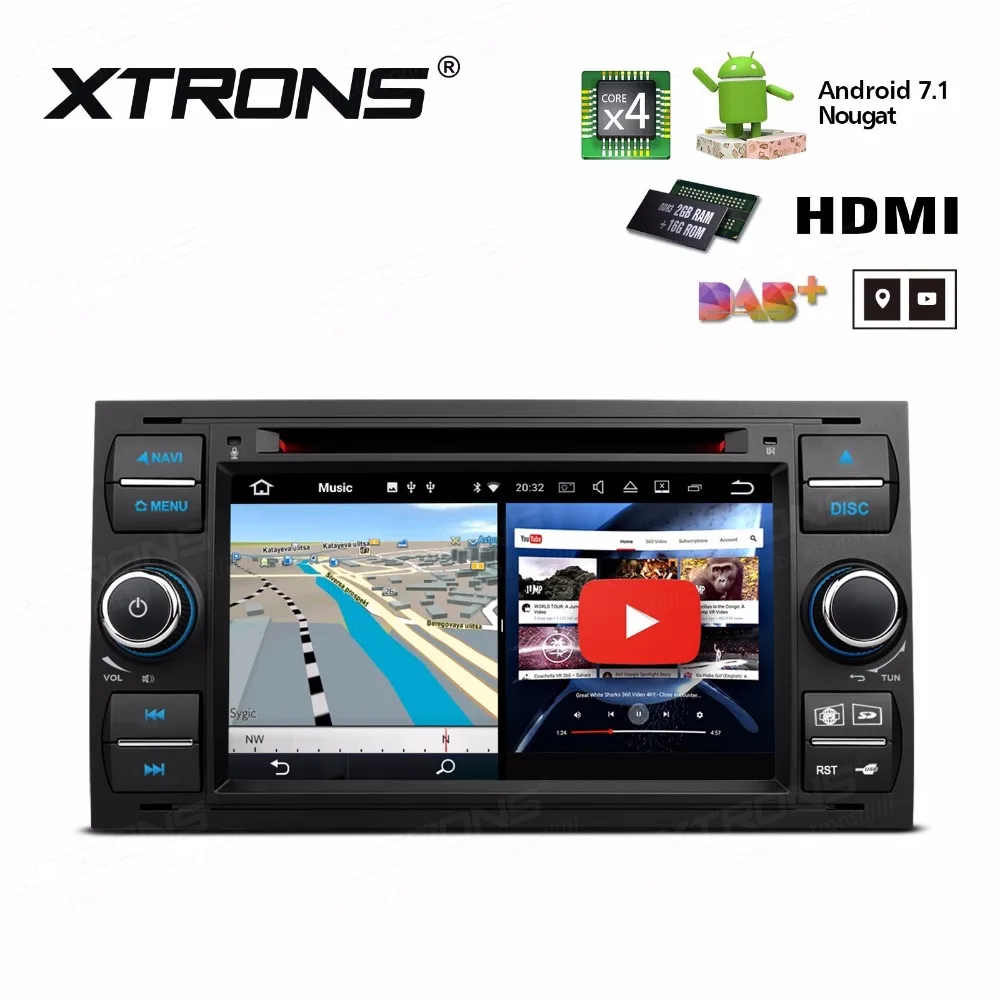 7 &quotAndroid 1 OS автомобильный DVD для Ford Focus II 2005 2007 &amp C Max S 2006 2011 Connect 2009 с 2 Гб