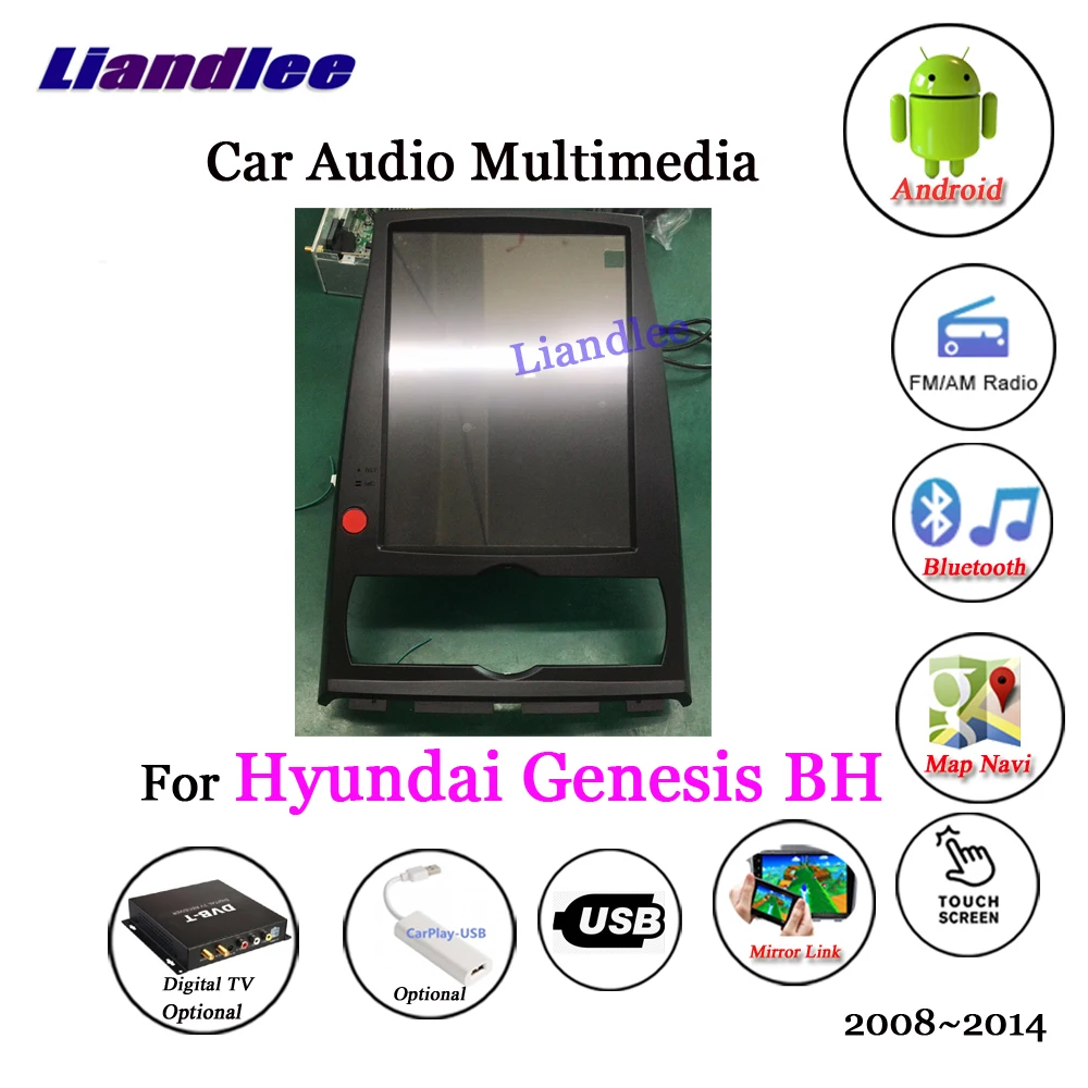 Liandlee Android для hyundai Genesis Coupe BH 2008~ стерео радио Carplay парковочная камера ТВ BT gps Navi навигация Мультимедиа