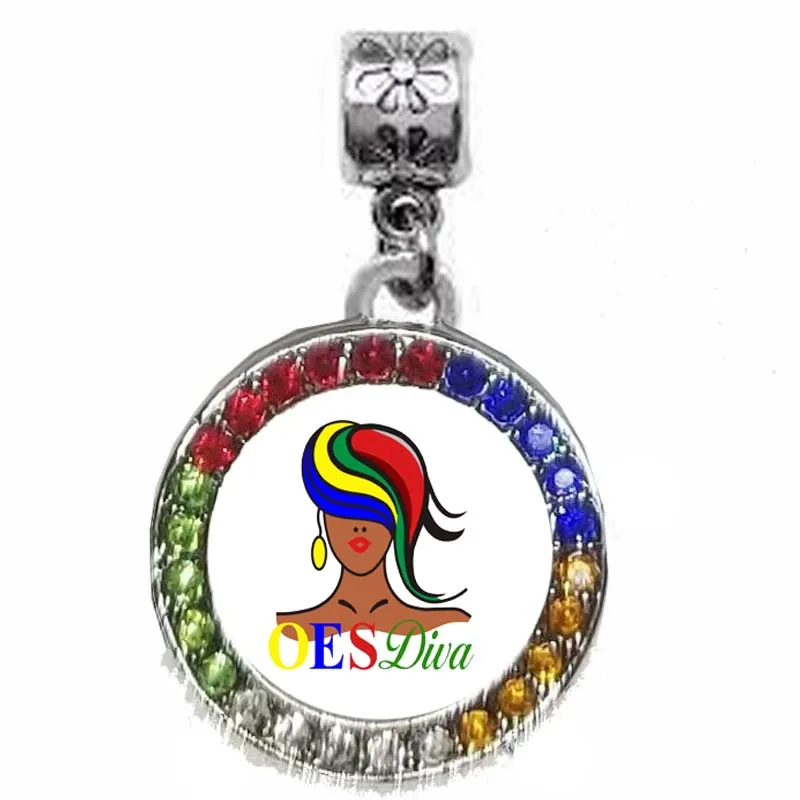 Shrine& Mason продукты OES знак, символ заказ Восточная звезда леди Шарм подходят ювелирные изделия для браслета брелока серьги