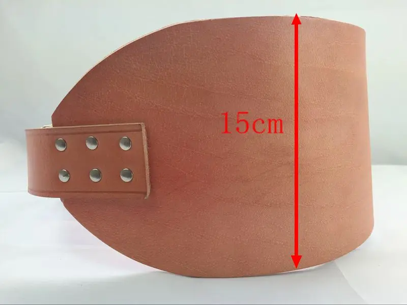 Ремень из натуральной кожи для поднятия тяжестей пояс поддержки спины
