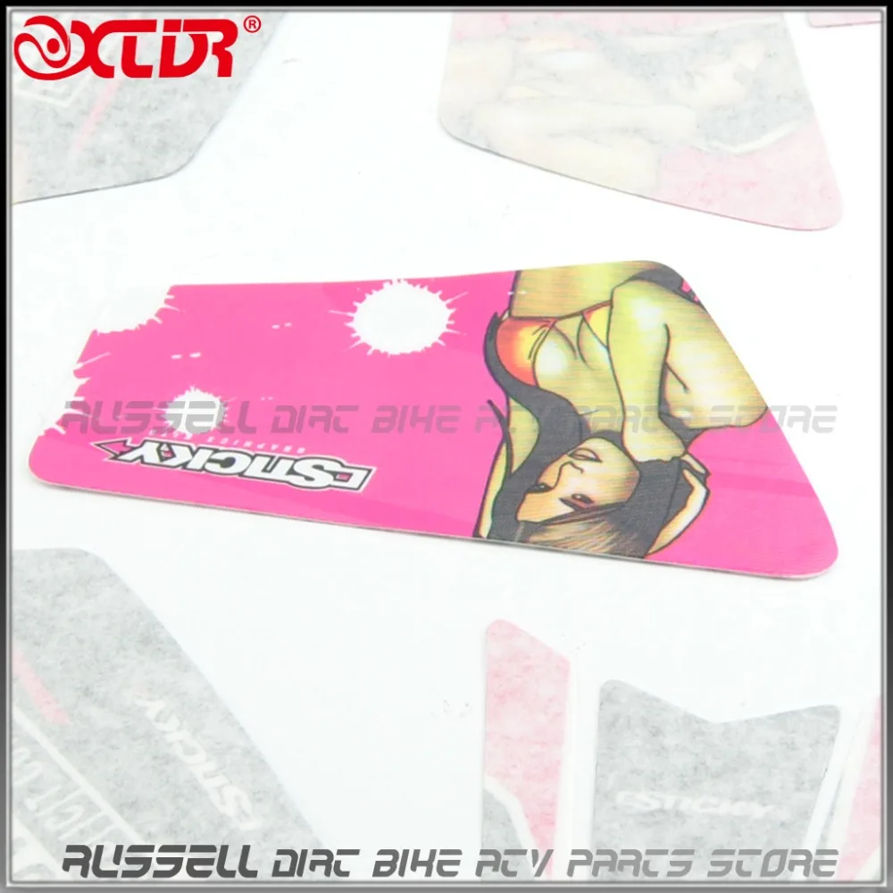 Наклейки с изображением девушки PINK GIRL для YAMAHA PW50 Y Zinger PW 50 питбайка|sticker for yamaha|for