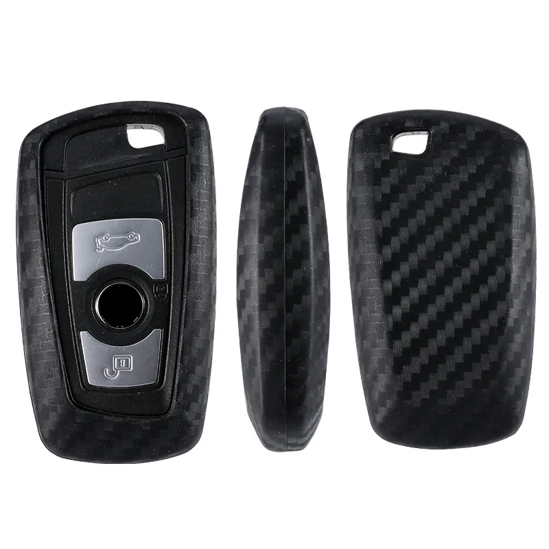 Чехол для ключей BMW 520 525 730li 740 118 320i 1 3 4 5 7 серии X3 X4 M3 M4 M5 M6 2/3 кнопки силиконовый |